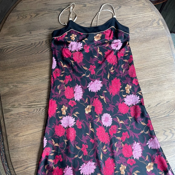 Jones New York (L) floral print slip dress - Picture 1 of 10